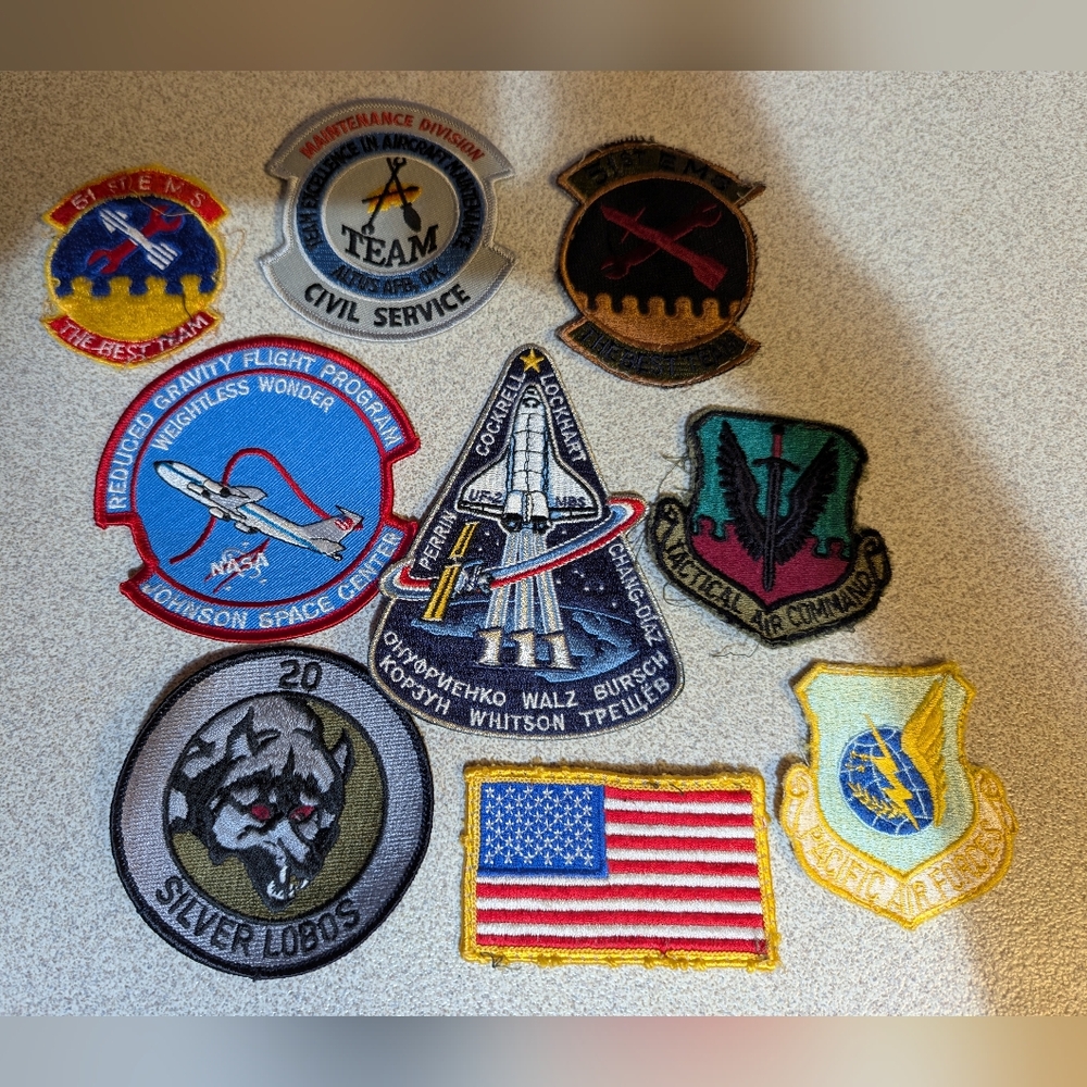 Assorted Patches Collection Of 9